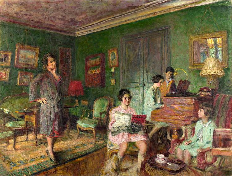 Madame Andre Wormser and her Children, Edouard Vuillard